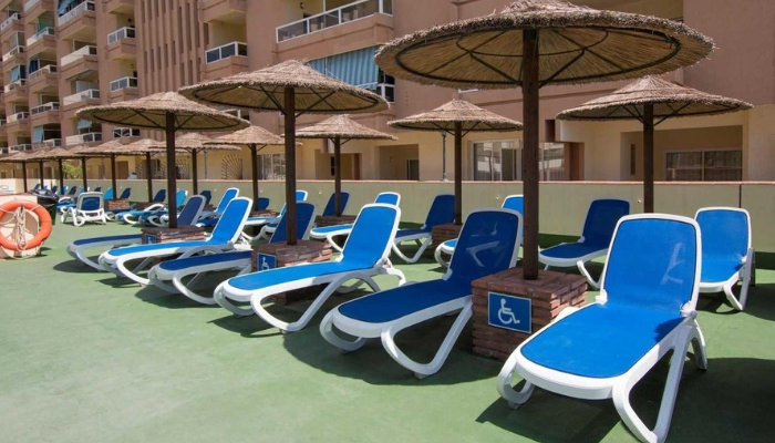 Sunbeds for wheelchair users PYR Fuengirola Spain
